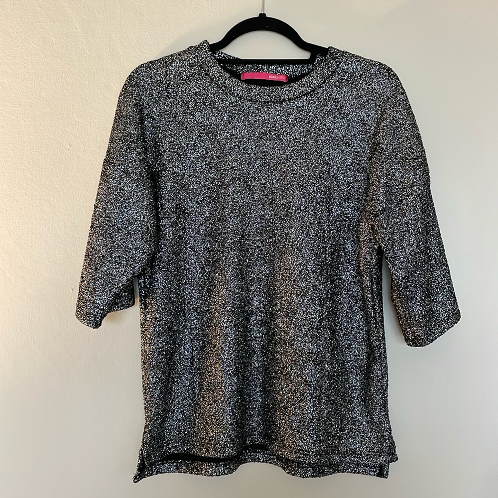 Cool Top by Pinkyotto, Silver/Black, One Size,